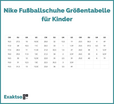 nike adidas größentabelle schuhe|nike größentabelle fußballschuhe.